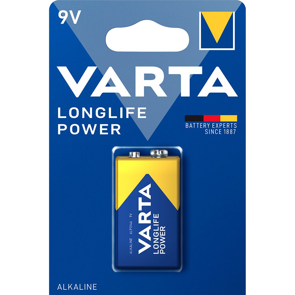 Varta Longlife Power Alcaline 9V Batteries