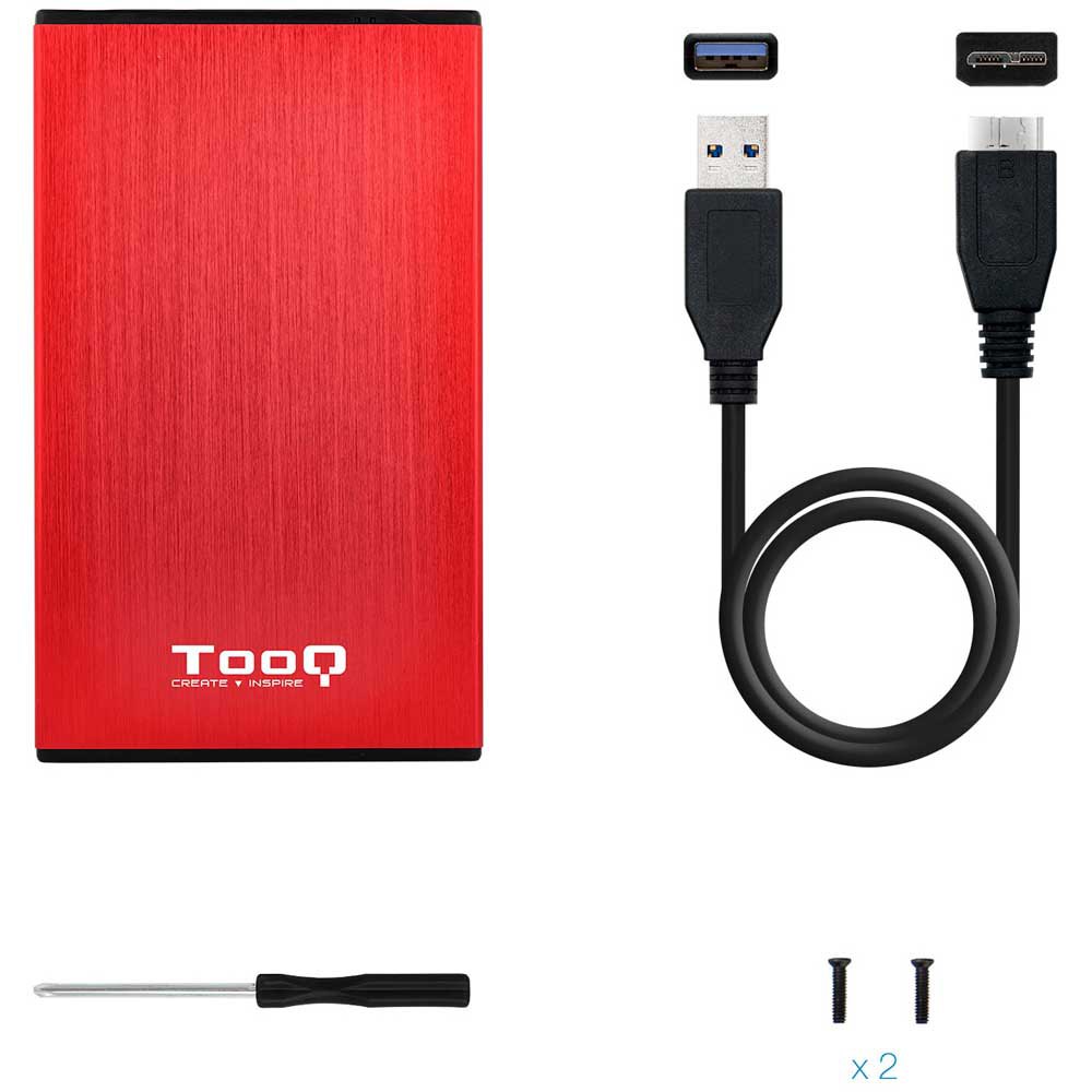Tooq 2.5´´ Sata I/II/II USB 3.2 외장 HDD 하드 드라이브