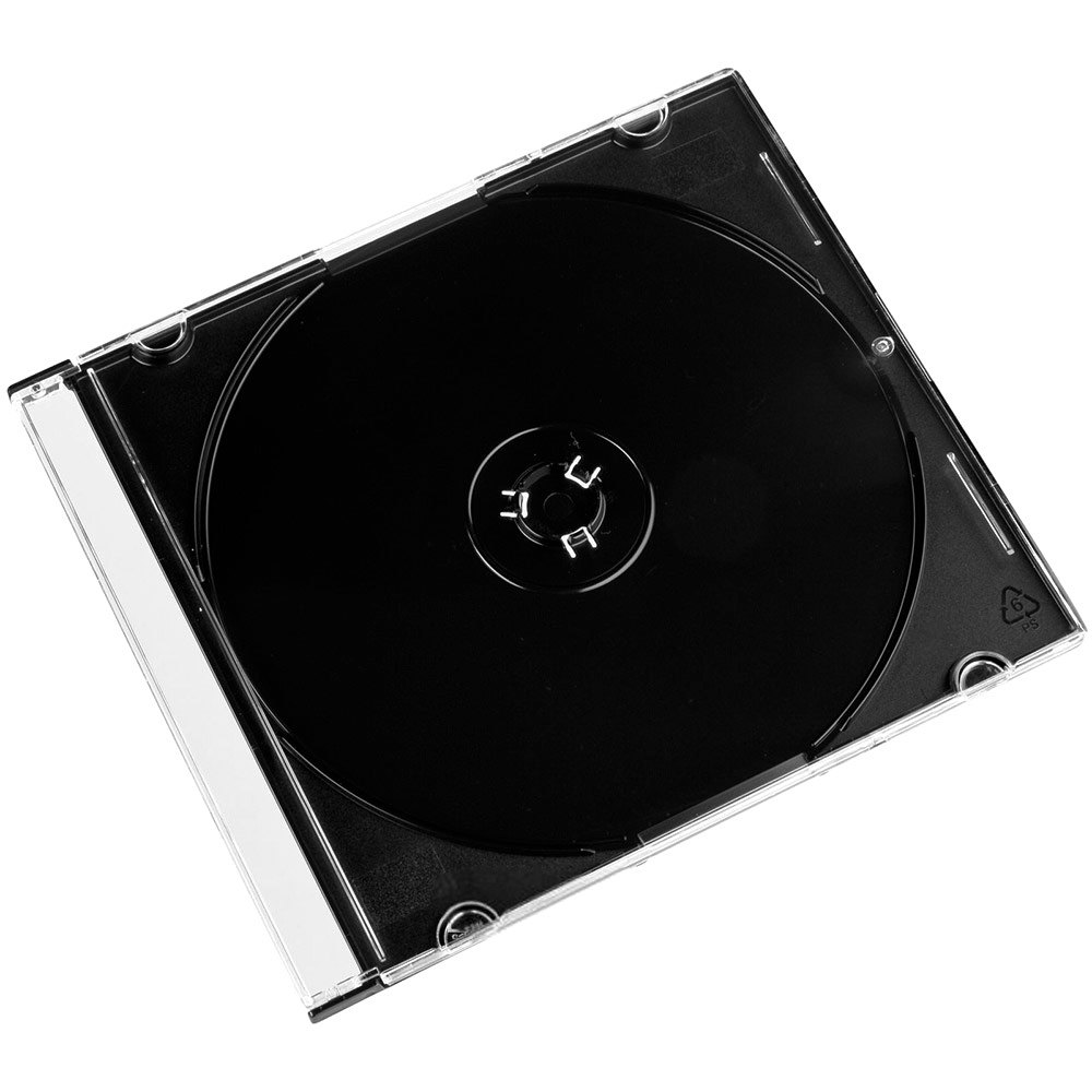 PP Negro 100 Cajas para 1 CD Slim Qtecx 