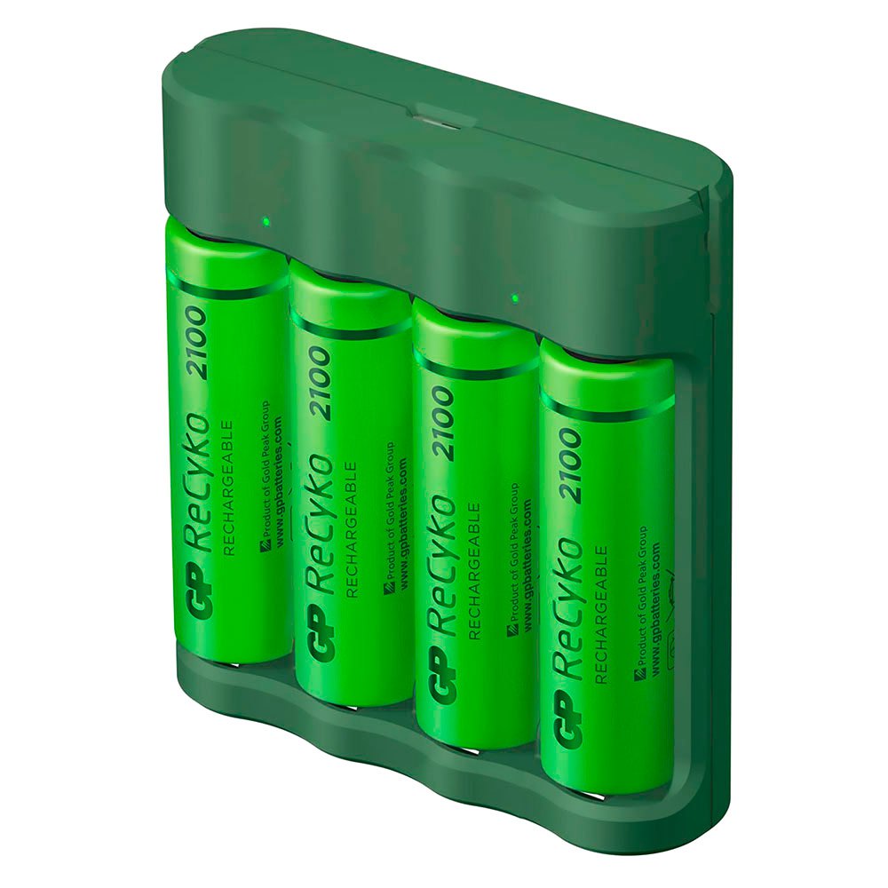 Gp batteries Chargeur Batterie 4xAA NiMh 2100mAh