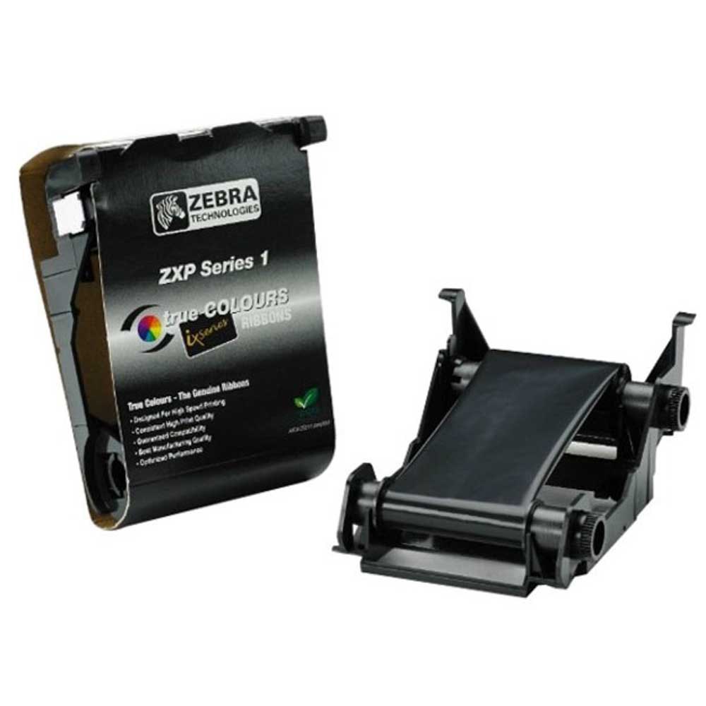 Color : 1pcs Black Compatible with Ribbon 800011-101 Replacement Spare Parts Compatible with Zebra zxp 1 Print 1000 Images