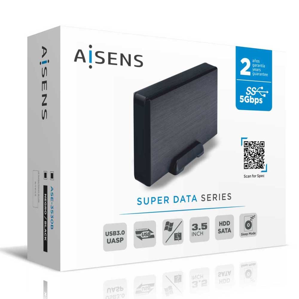 Aisens Sata 3.5 USB 3.1 Ekstern HDD-harddisk