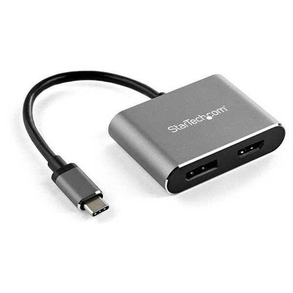 StarTech.com StarTech.com USB-C Multiport Video Adapter Space Grey USB Type C to VGA/4K HDMI/Mini Display Port/DVI Aluminium USB C Adapter
