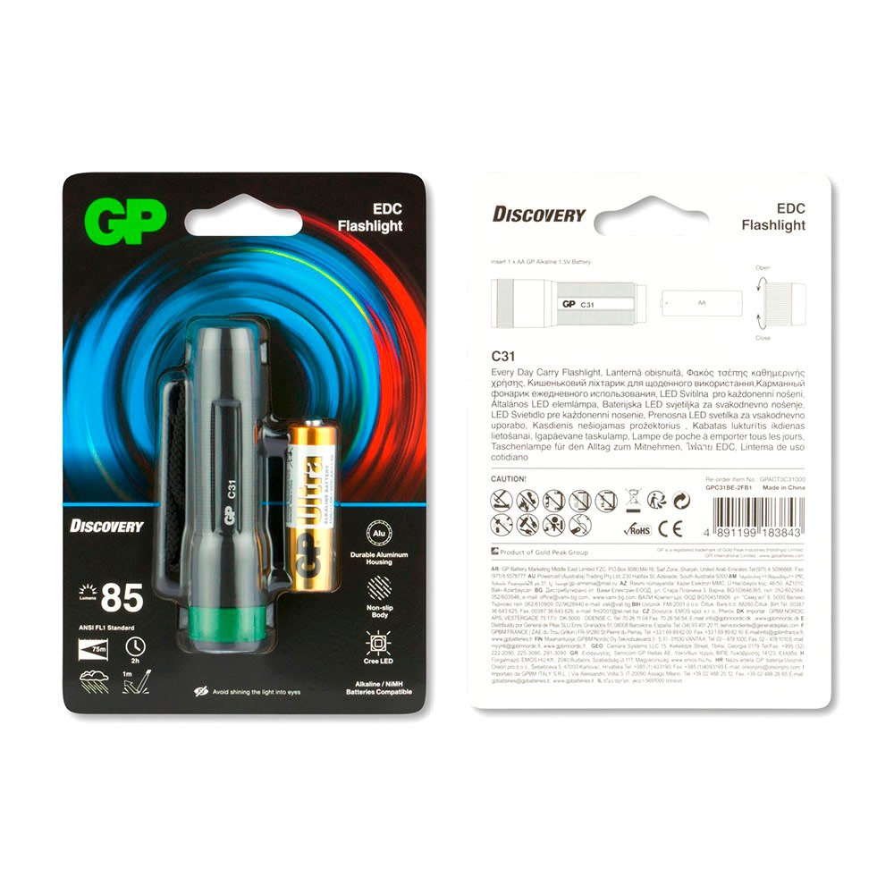 Gp batteries Lanterne C31 1xAA