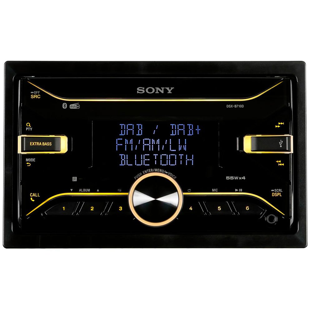 Sony DSX-B710D DAB Auto Radio Bluetooth für Porsche Boxster 1996-2004 schwarz