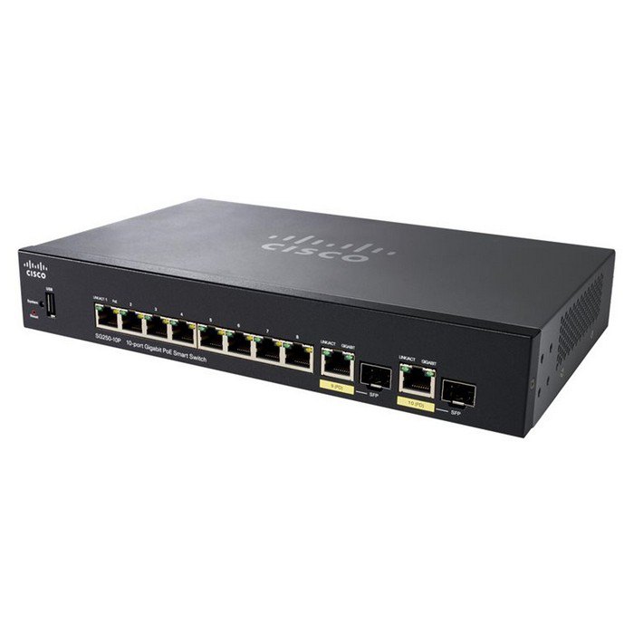 Cisco SG250 10 Port Gigabit Switch