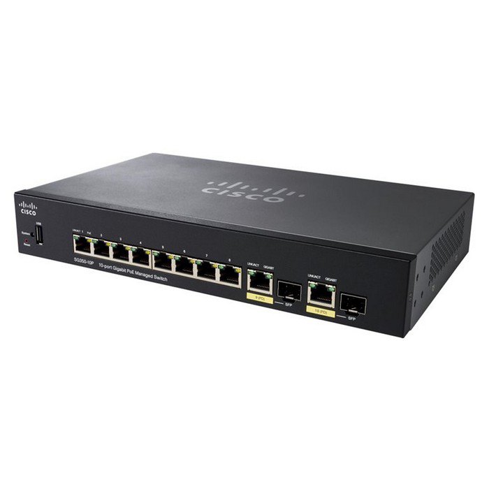 Cisco SG350 10 Port Gigabit Switch