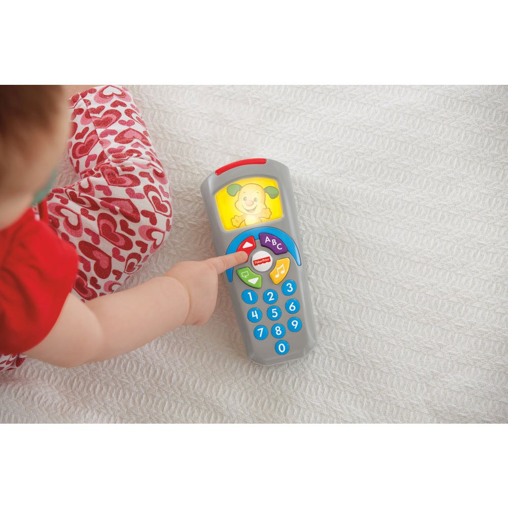 New Fisher Price Laugh & Learn Puppy's Remote Songs & Sounds Dmgd Box 