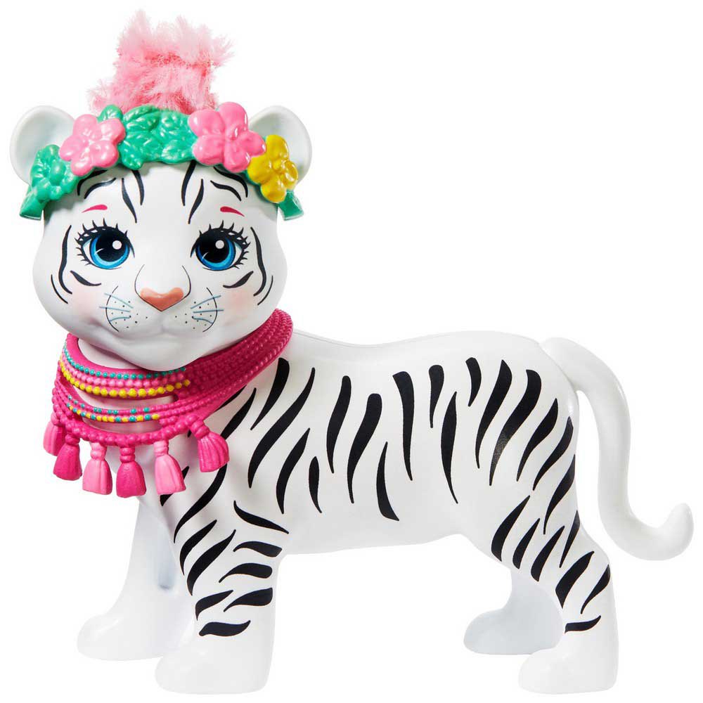 Tadley Enchantimals Muñeca Tadley Tiger con mascota Kitty White Tiger y 