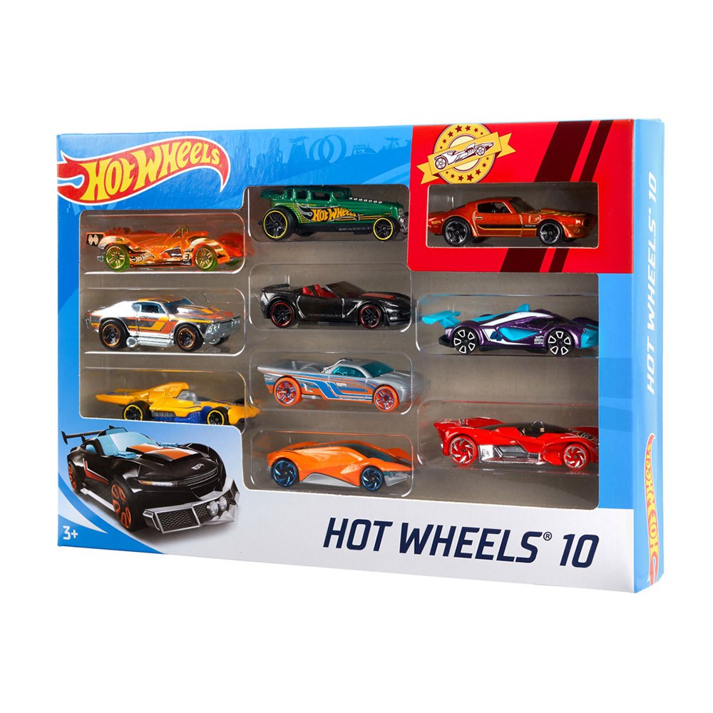 Hot Wheels Assorted Cars Set of 10 Gift Pack 