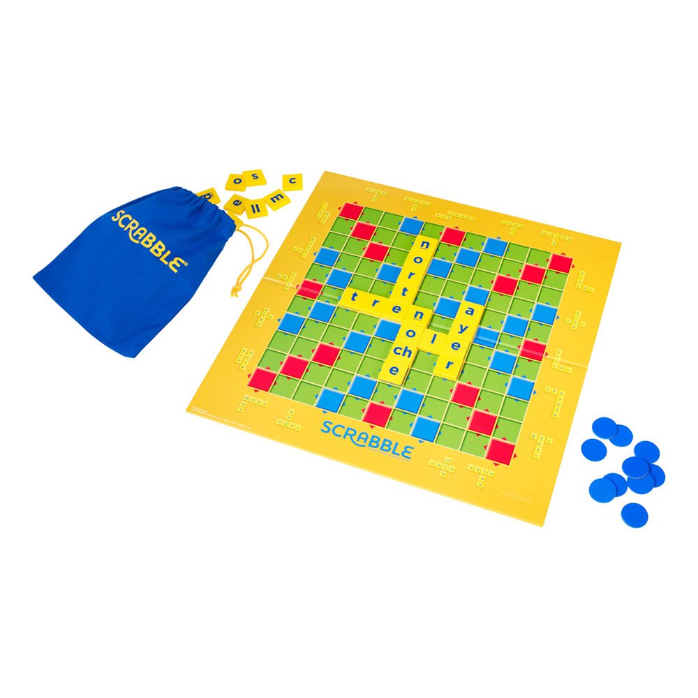 Mattel games Scrabble Junior Spanisch + UNO Minimalistisches Kostenloses Brettspiel