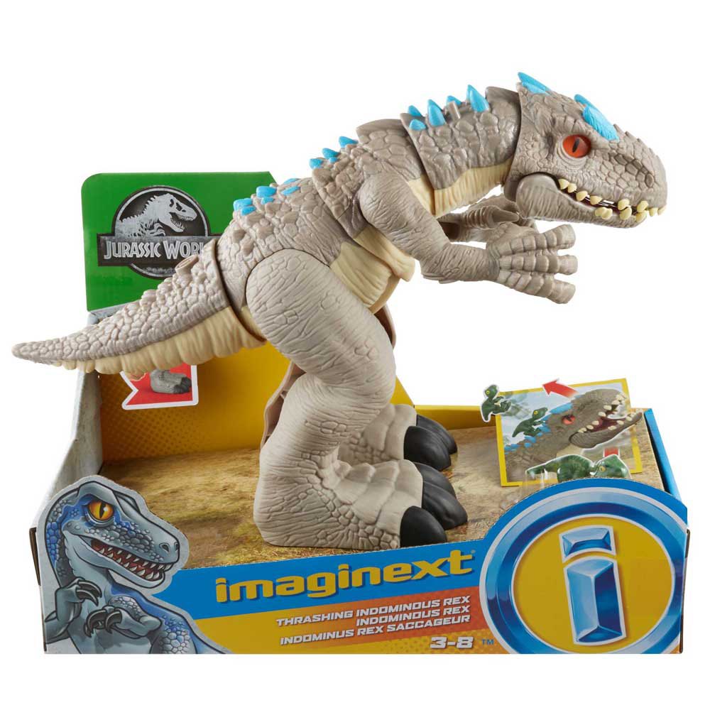 Imaginext Imaginext Jurassic World Indominus Rex Dinosaurio De Juguete  Gris| Kidinn