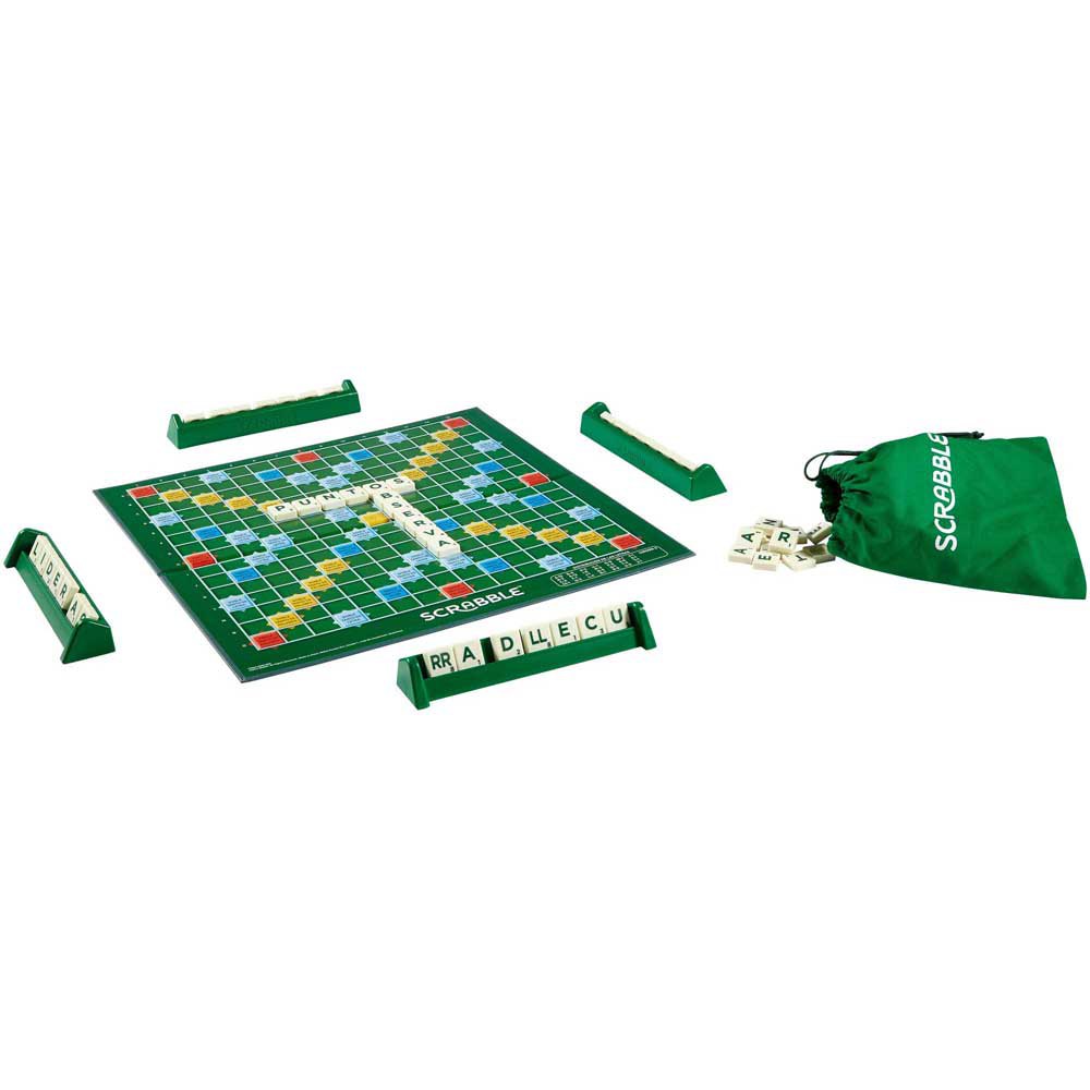 Pocket Mattel Scrabble Original Clásico Juego de Tablero de baldosas 