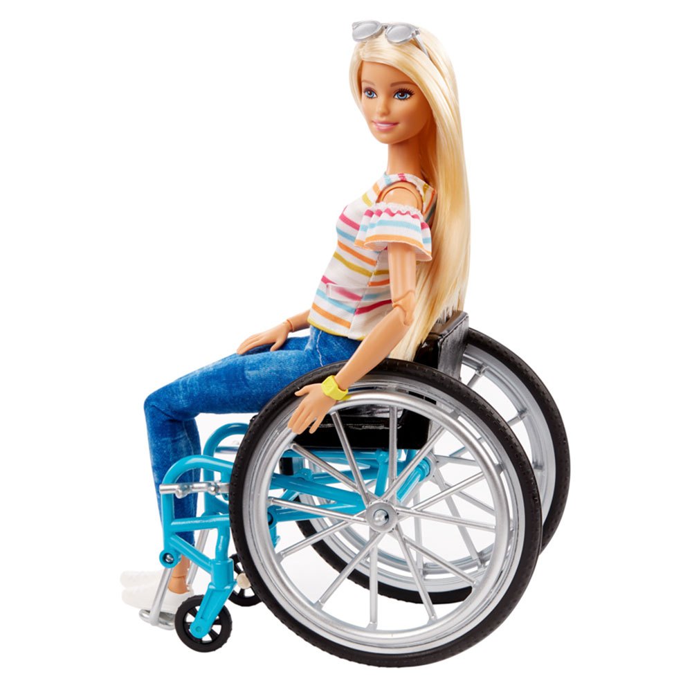 Cita Mojado Descartar Barbie Fashionista Muñeca Rubia En Silla De Ruedas Multicolor| Kidinn