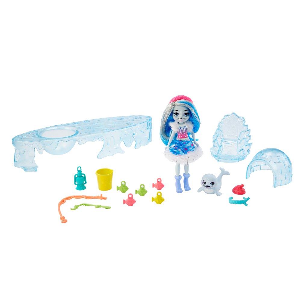 Enchantimals Fishing Friends With Sashay Seal & Blubber Dolls 