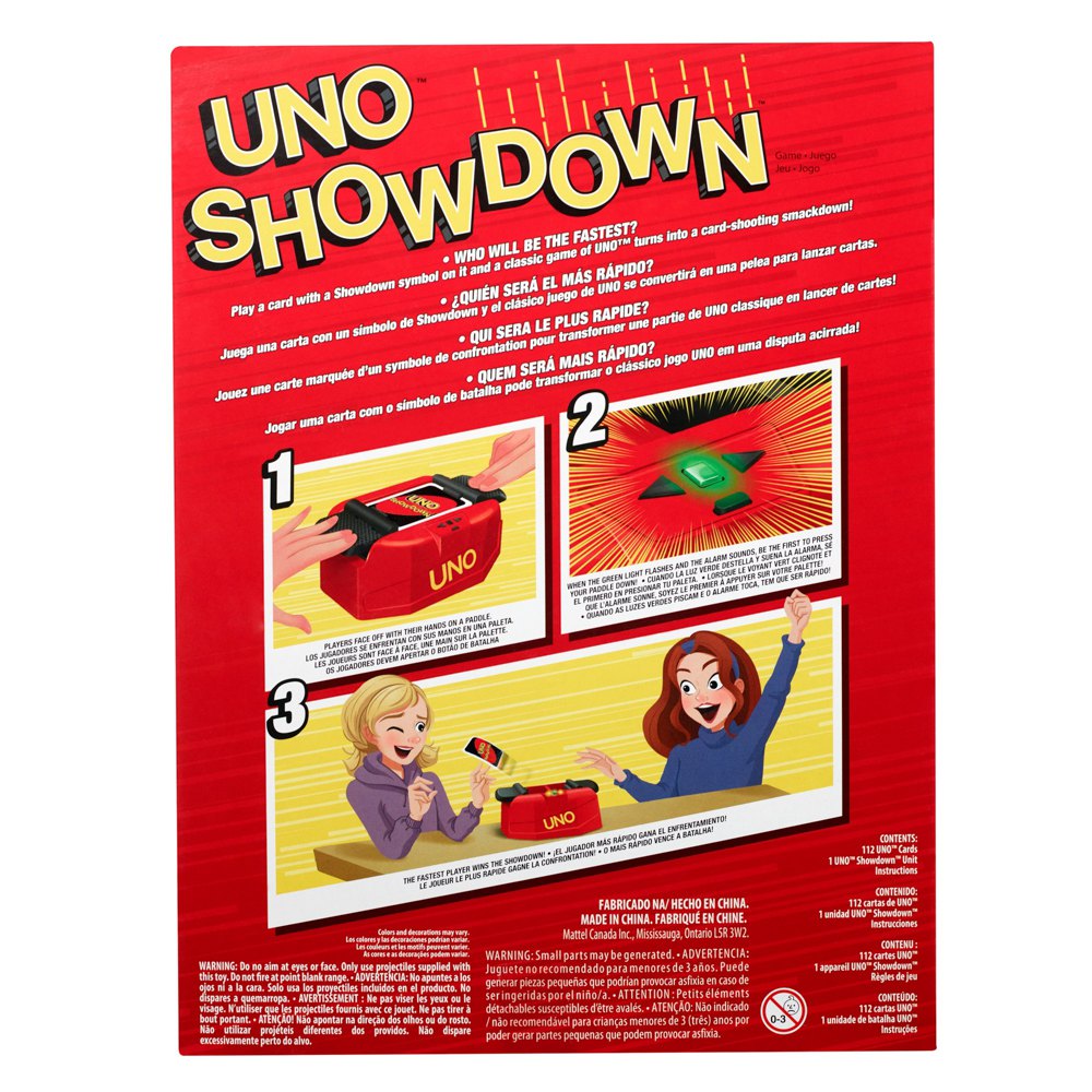 Mattel games Uno Showdown マルチカラー Kidinn