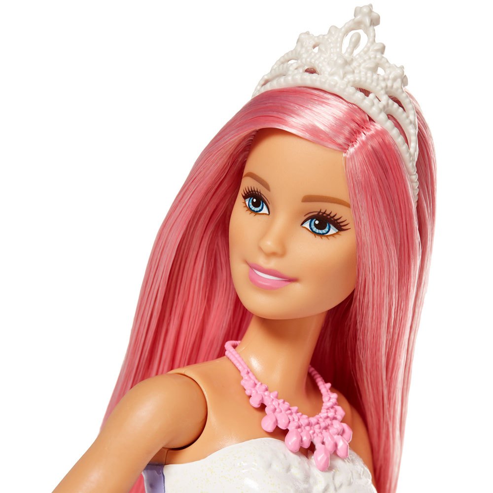Barbie Dreamtopia Pink Hair & Unicorn Magical Lights-pop