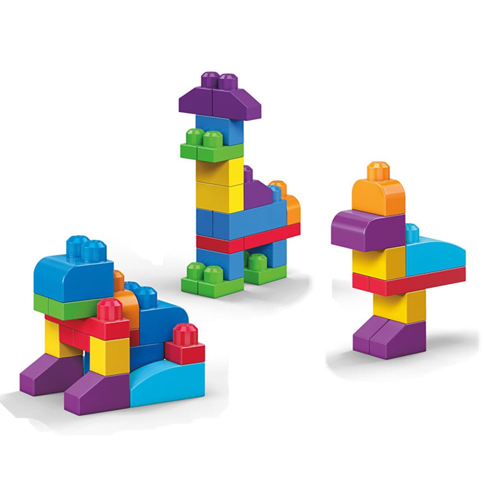 Building First Classic Big Bag 80 Piece Set Mega Builders Bloks Toy Blocks Kids 