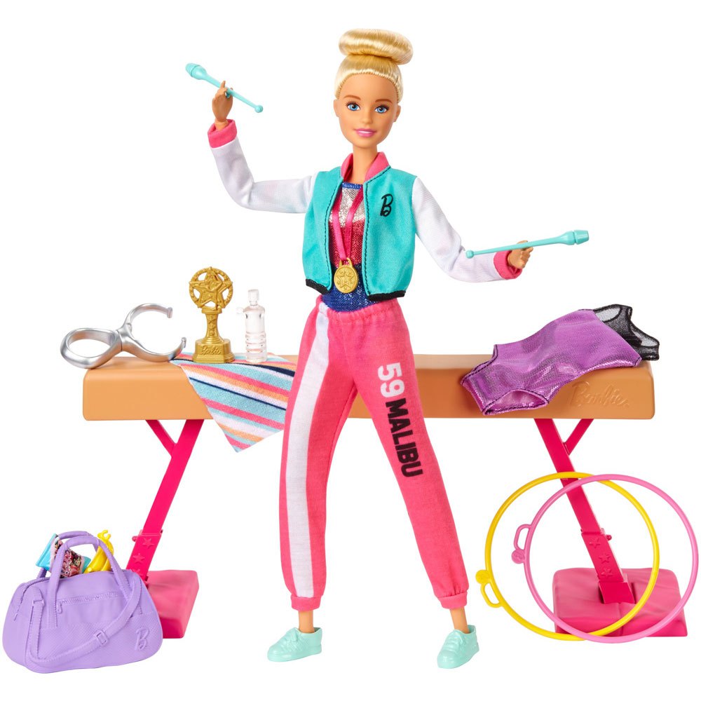 Barbie Voimistelu-ja Playset-nukke