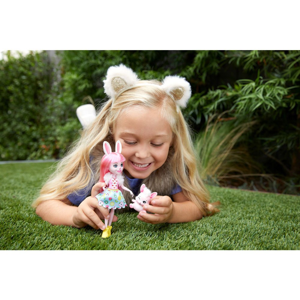 Enchantimals FXM73 Bree Bunny Doll and Twist Figure Multi-Colour 