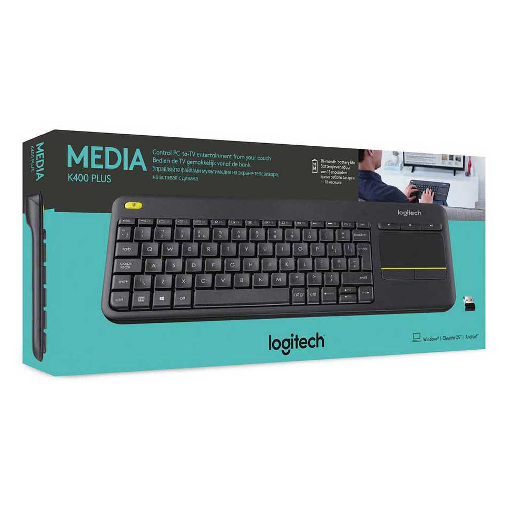 Touch K400 Wireless Keyboard Black | Techinn