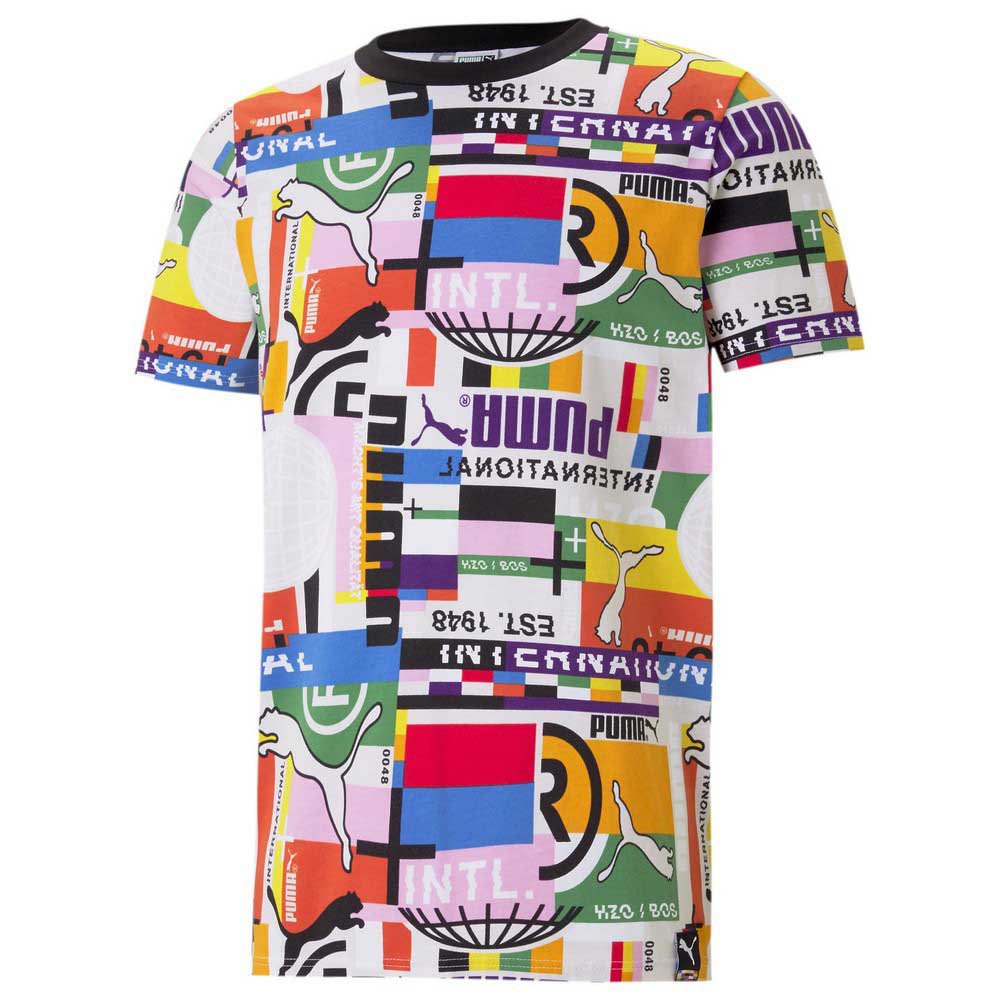 Geit Concreet als je kunt Puma International Short Sleeve T-Shirt Multicolor | Dressinn