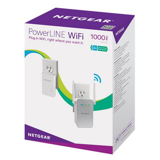 Netgear Powerline 1000+WiFi Set Προσαρμογέας PLC