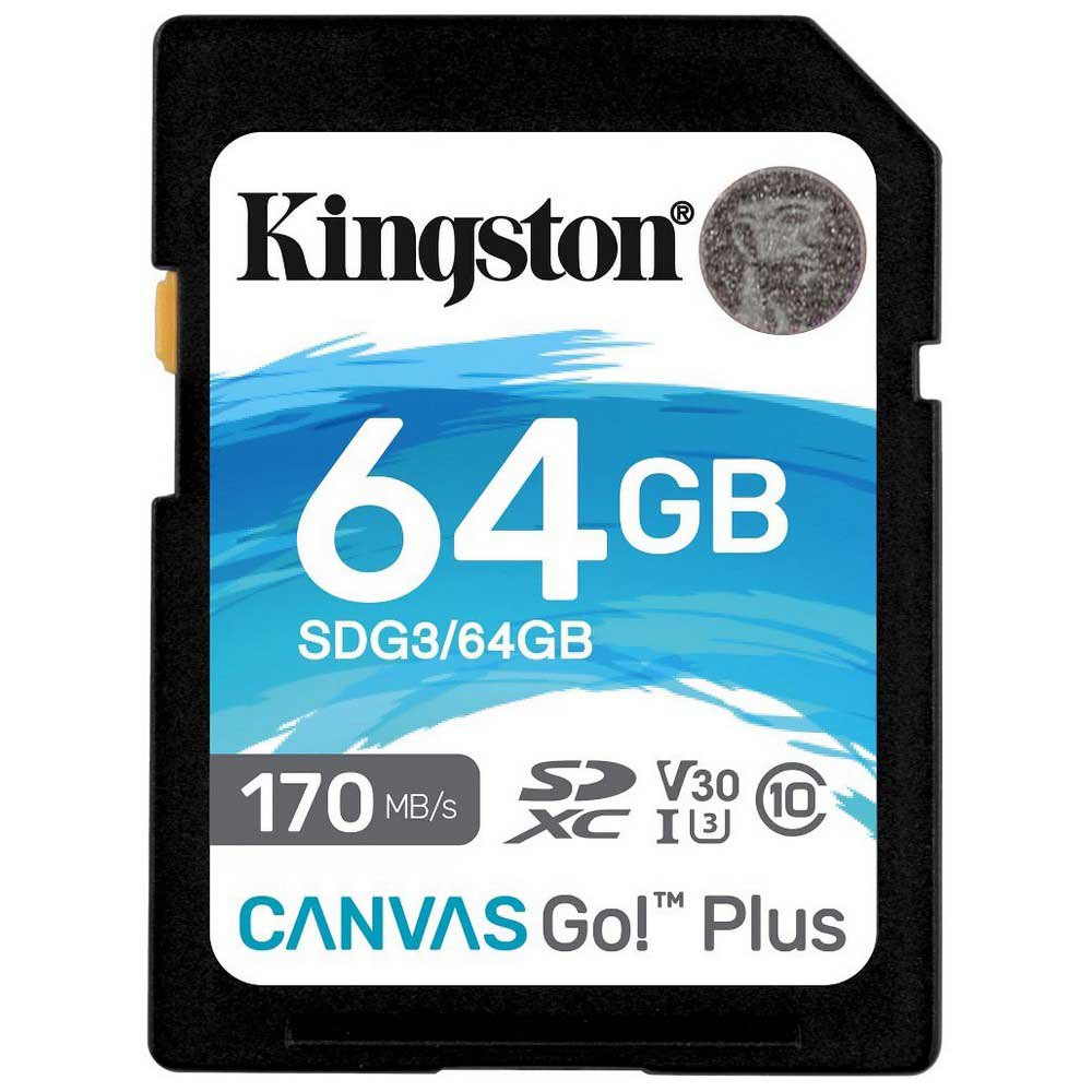 Kingston Tarjeta Memoria SDXC Canvas Go Plus 170R 64GB