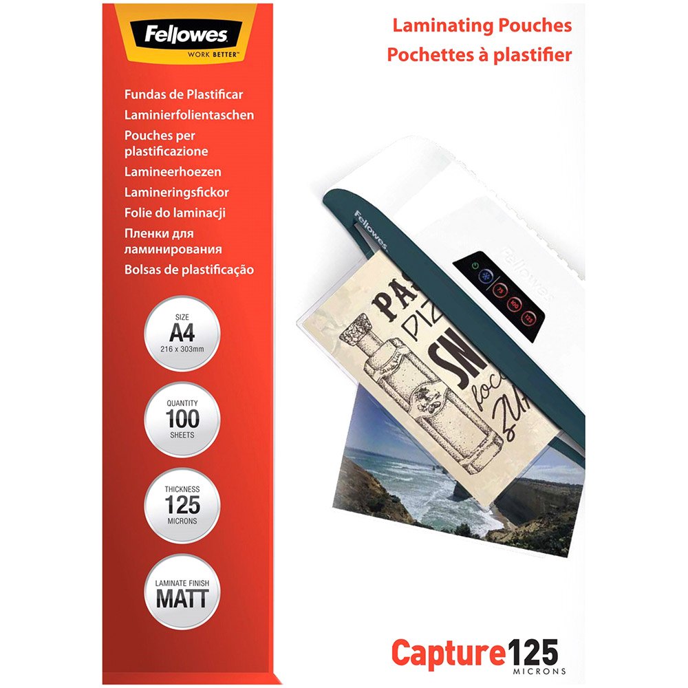 fellowes-papier-matt-laminating-pouches-125-micron-a4-100-units