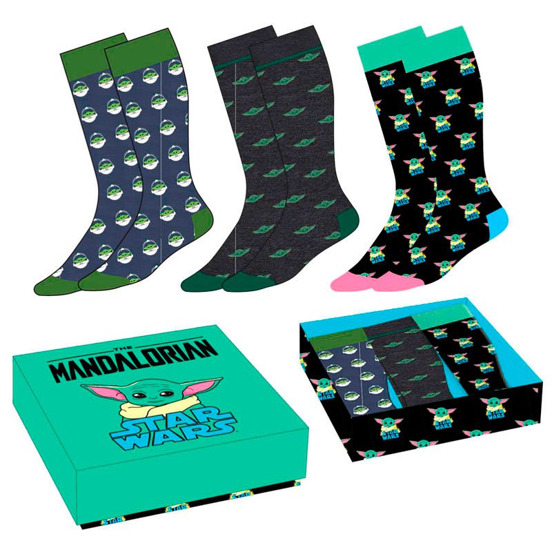 Women's The Mandalorian The Child Socks Gift Set 3 Pairs 