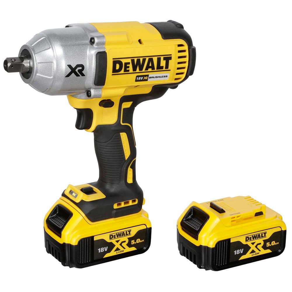 DeWalt DCF899P2 18v Cordless XR High Torque Brushless Impact Wrench 950Nm with 2 Li-ion Batteries 5ah