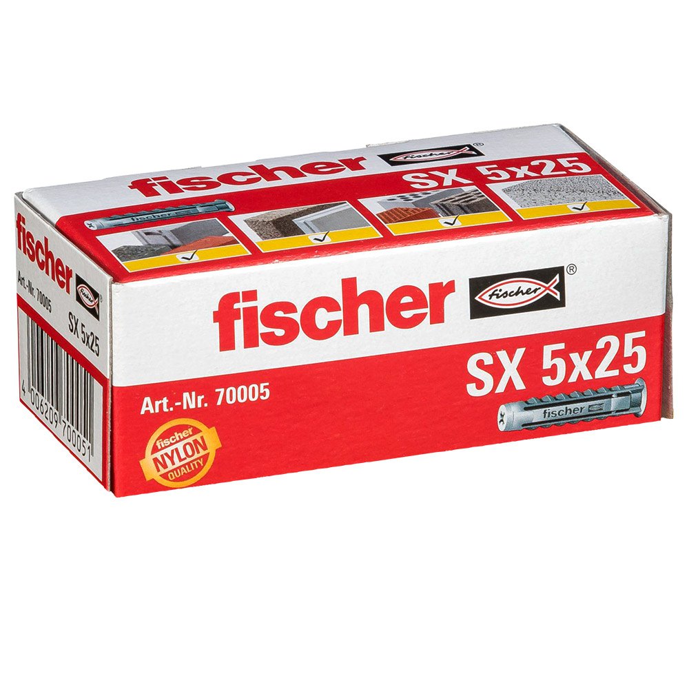 6mm Fischer Nylon SX High Performance Plug    100 Pack new 