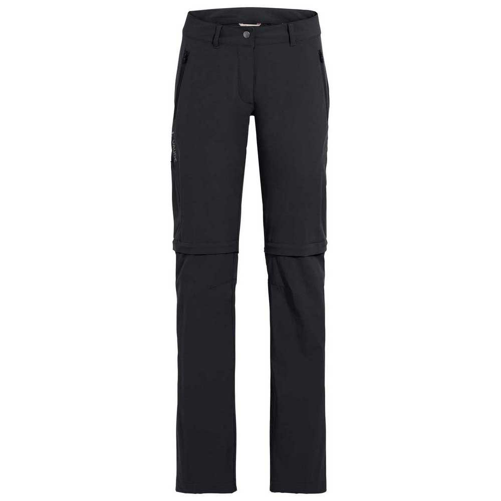 VAUDE Farley Stretch Zip Off Long Pants Black | Trekkinn