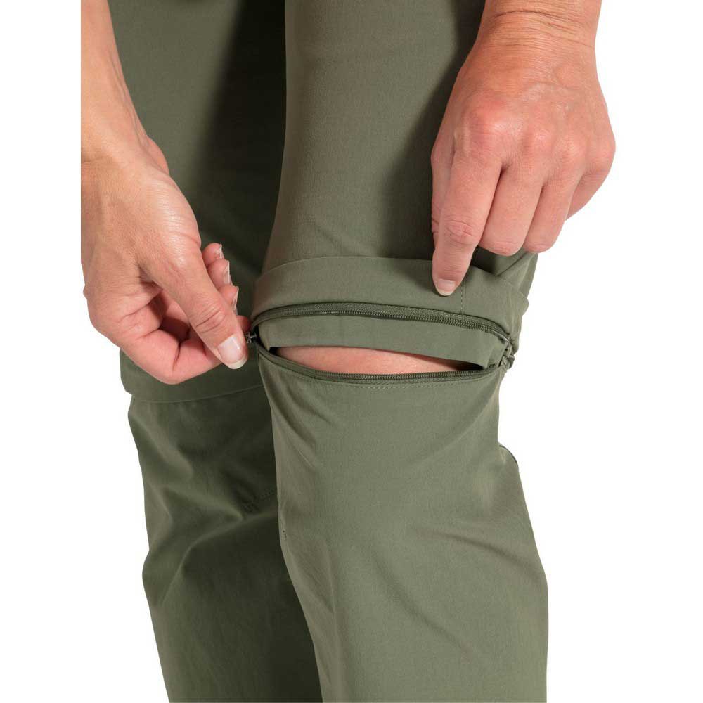 Fobie regeren Boos VAUDE Farley Stretch Zip Off Regular Pants Green | Trekkinn