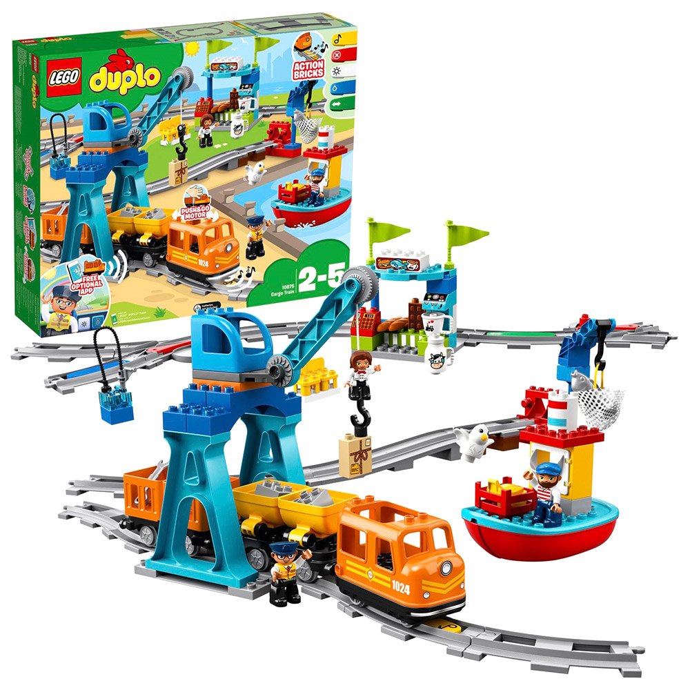 LEGO DUPLO BLACK TRAIN TRACK BRIDGE MIDDLE SECTION 