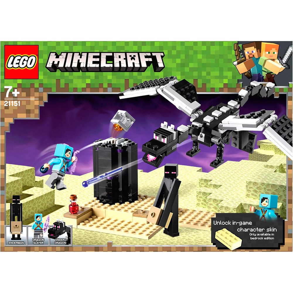 generelt Bøje Tåget Lego Minecraft 21151 The End Battle Multicolor | Kidinn