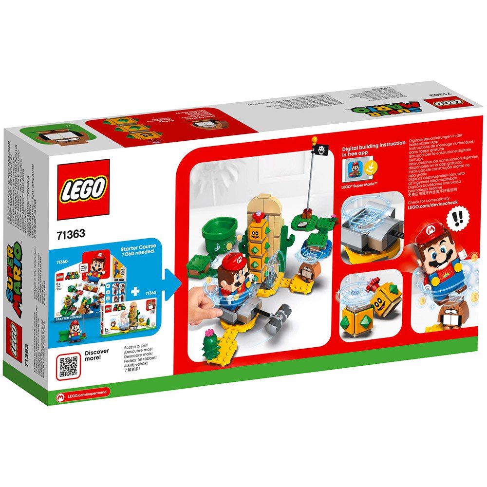 LEGO 71363 Super Mario  Ensemble dextension Désert de Pokey Jeu de construction 