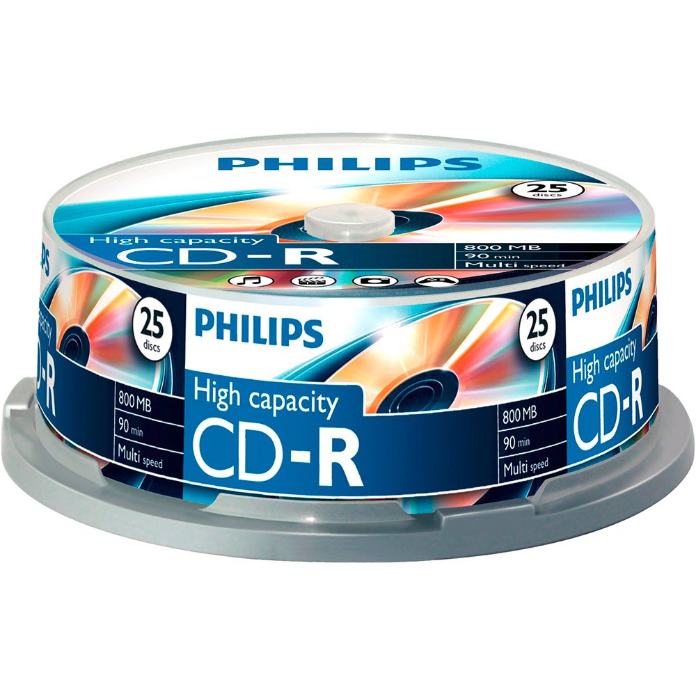 philips-cd-r-800mb-Υψηλής-χωρητικότητας-πολλαπλών-ταχυτήτων-25-μονάδες