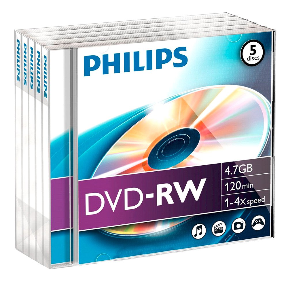 Philips 4.7GB 4x JC 5 White |