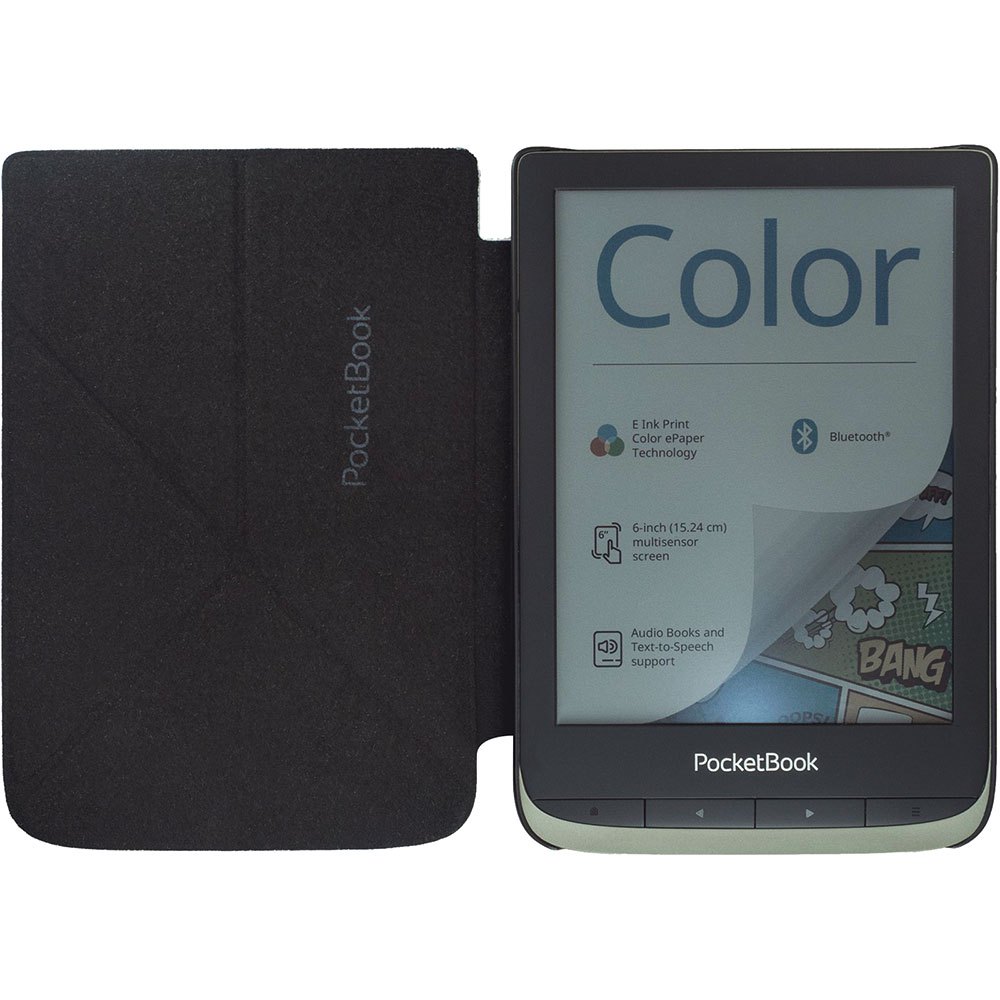 Color Gris Funda Plegable para e-Reader Pocketbook de 6 Pocketbook Origami