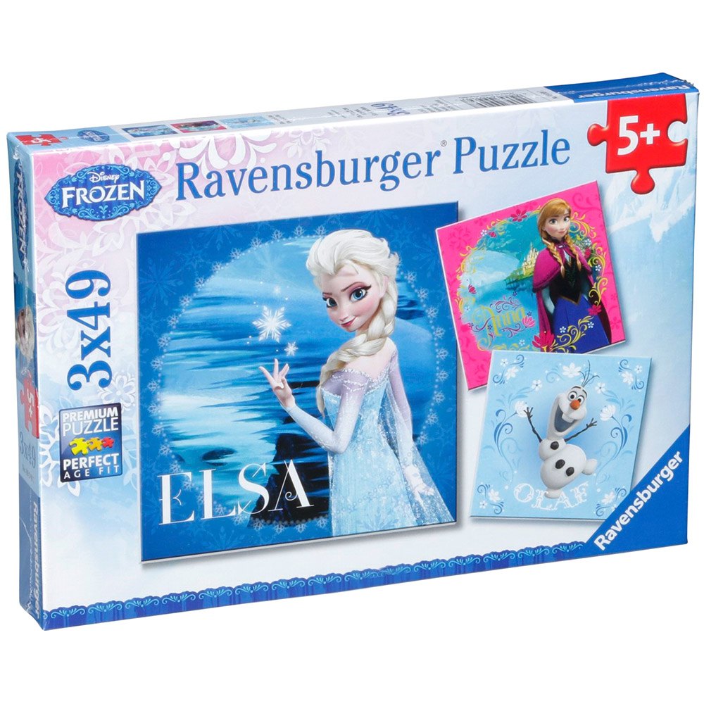 Ravensburger 92697 Puzzle Disney la reine-Elsa Anna & OLAF 3 X 49 T 