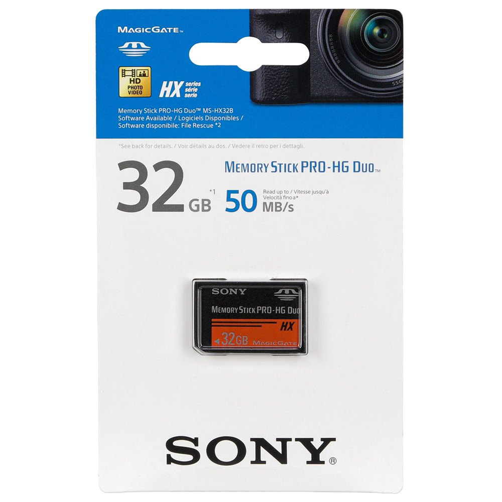 Sony MS-HX32B 32GB MS Pro-HG Speicherkarte Speicherkarten 32 GB, MS Pro-HG, 50 MB/s 