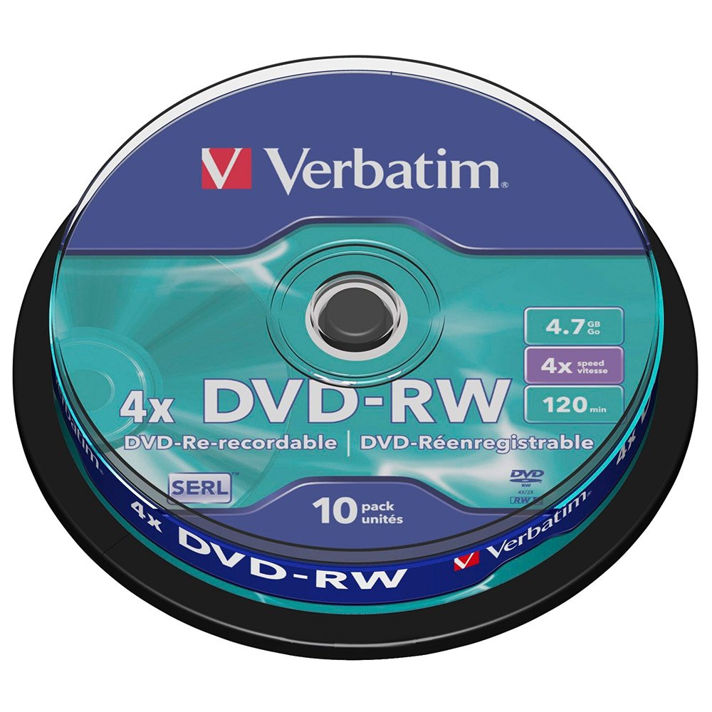 Verbatim DVD-RW 4.7GB 4x Speed 10 Units