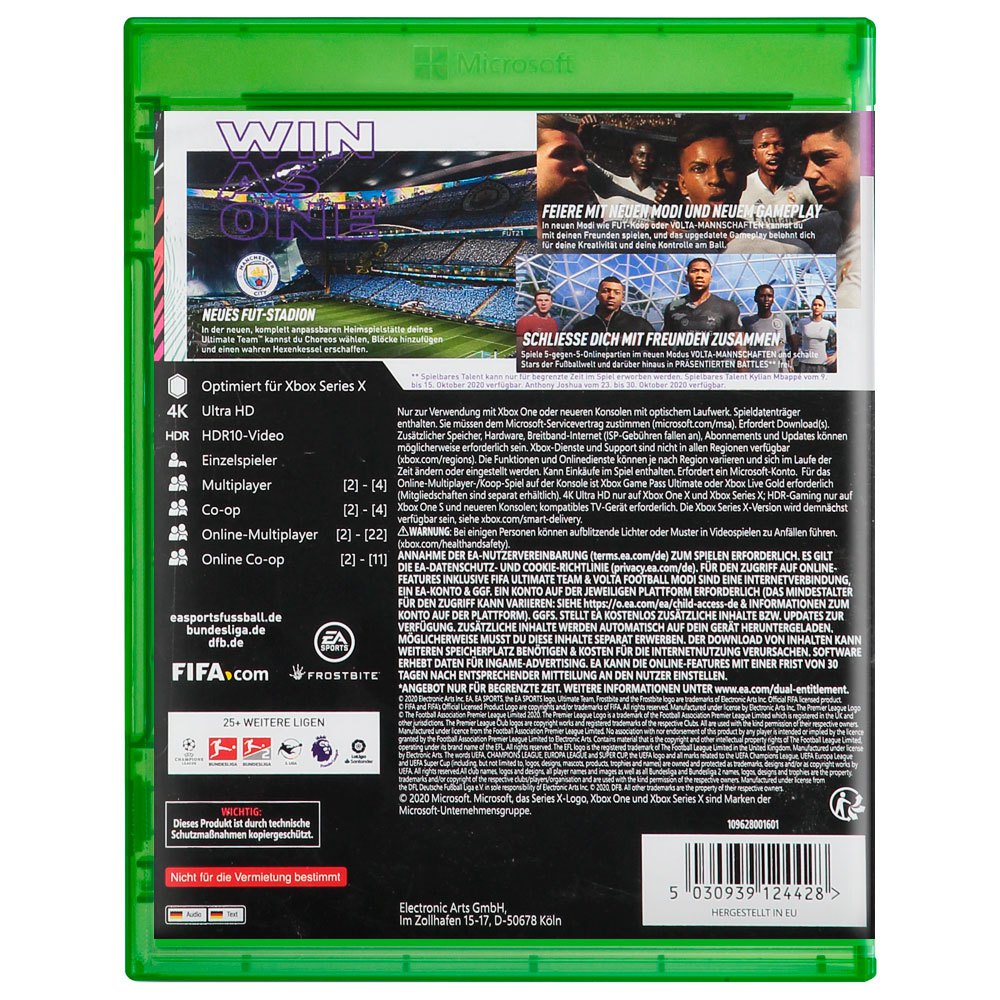 Microsoft Xbox One/Series X FIFA21