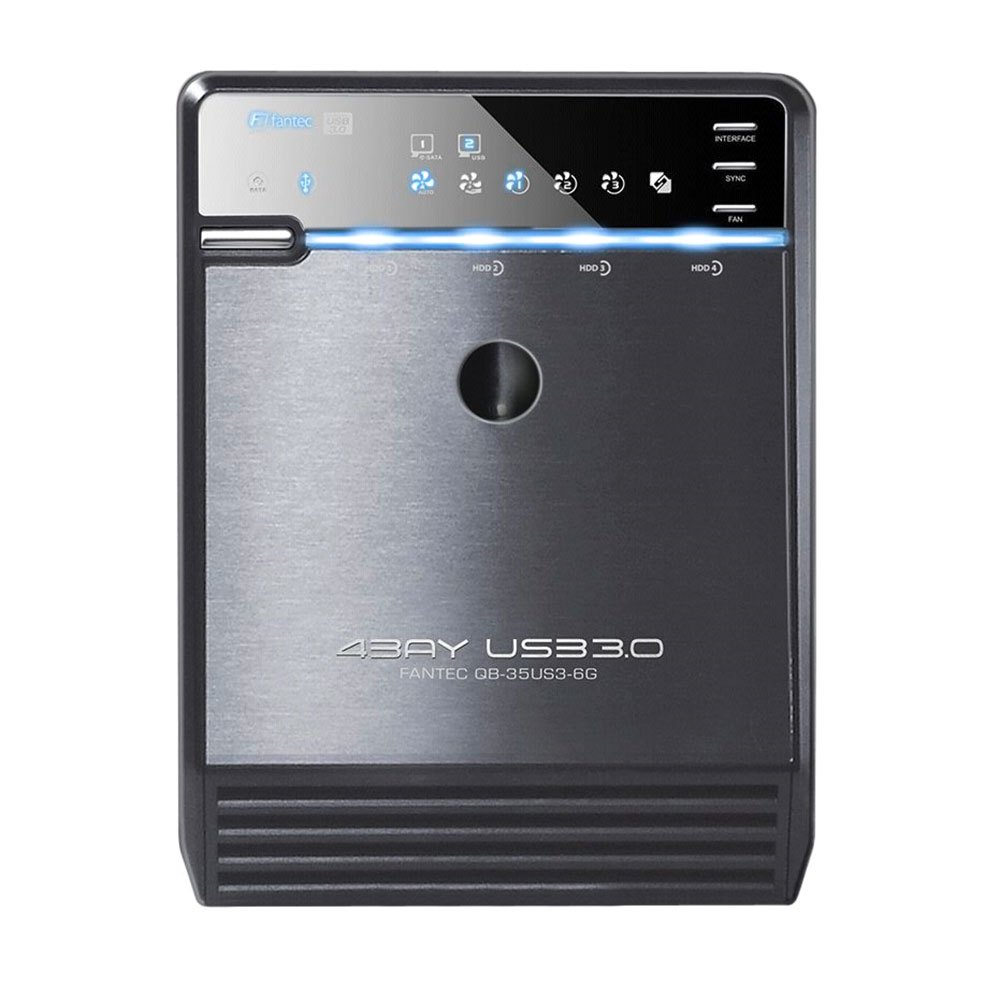 Fantec Custodia esterna per HDD/SSD QB-35US3-6G 4x3.5 Sata HDD USB 3.0 eSata