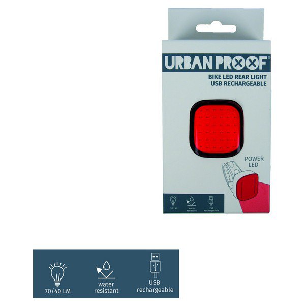 Urban proof LED USB Achterlicht