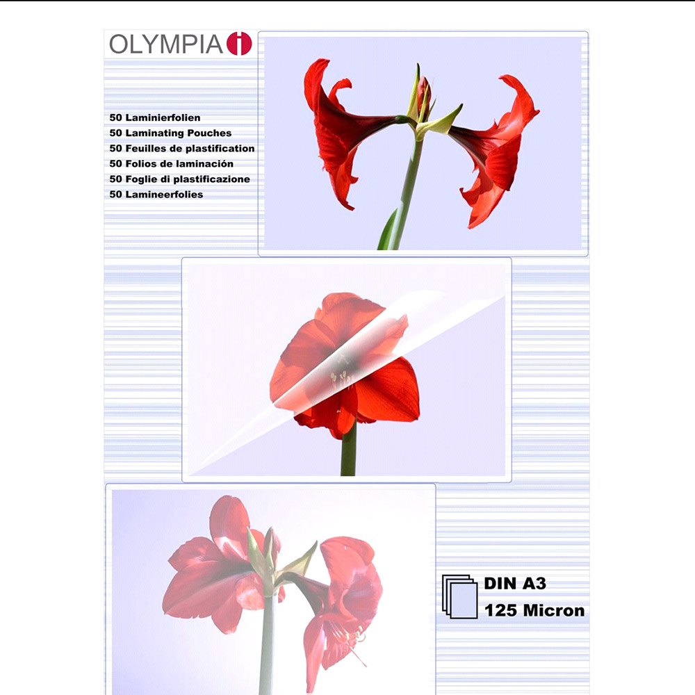 olympia-folios-de-laminacion-din-a3-125-microns-50-unidades
