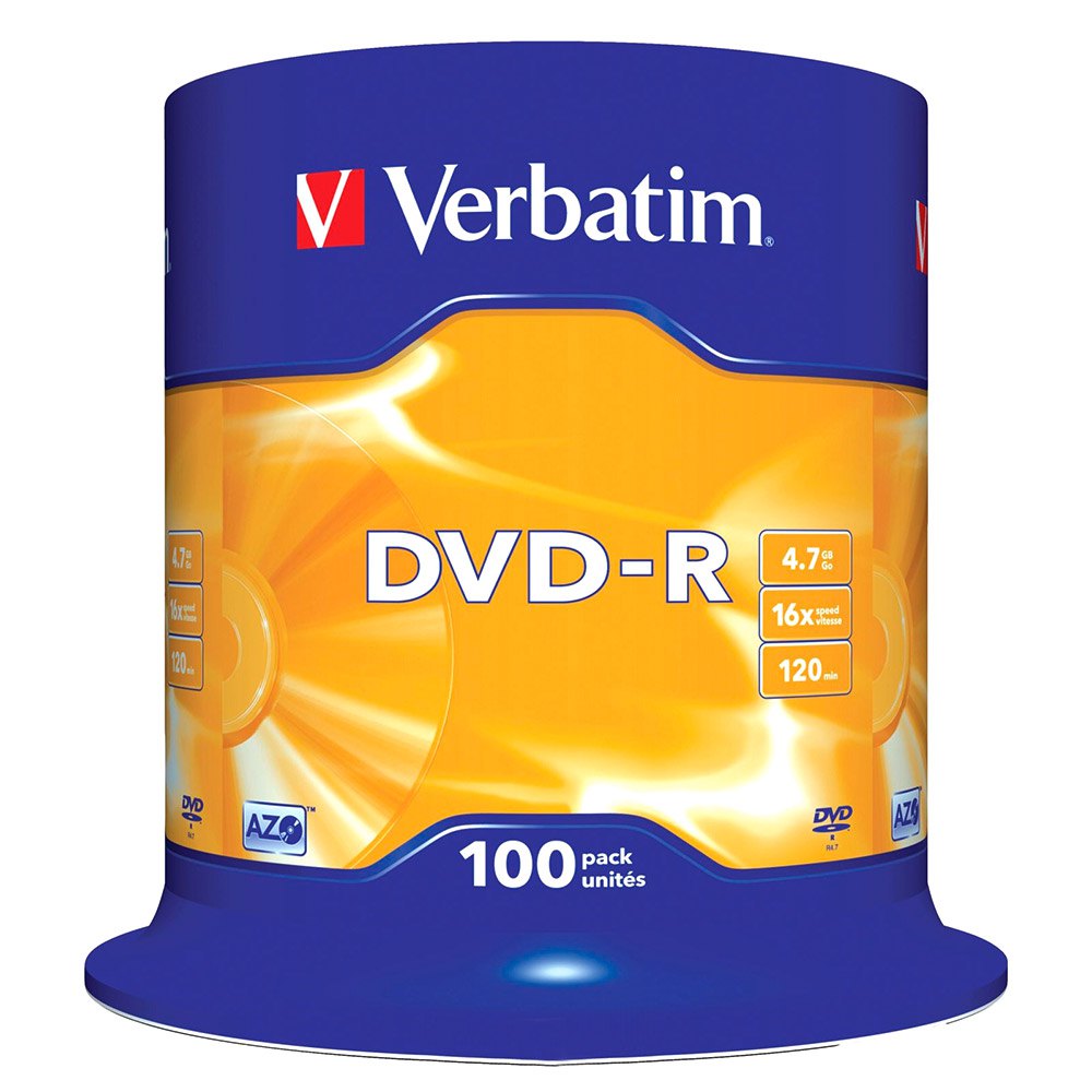 verbatim-dvd-r-4.7gb-16x-Ταχύτητα-100-μονάδες