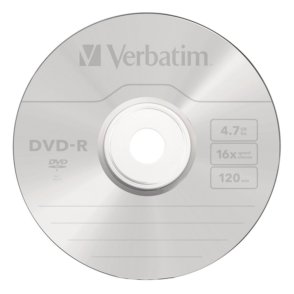 Verbatim DVD-R 4.7GB 16x Prędkość 100 Jednostki