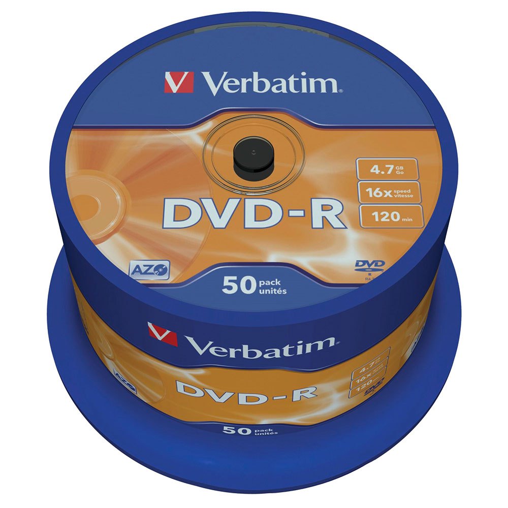 verbatim-dvd-r-4.7gb-16x-Ταχύτητα-50-μονάδες